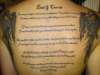 back memorial tattoo