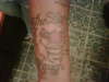 clown face tattoo