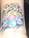 lotus flower by Scoobie tattoo