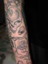right lower arm sleeve tattoo #2