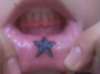 star lip tattoo