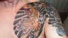 tiger chest tattoo