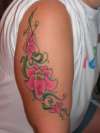 Arm Flowers tattoo