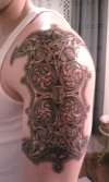 Celtic shoulder pce tattoo