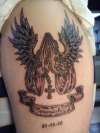 Graywash piece tattoo
