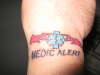 Medic Alert tattoo