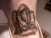 Money Rose Neck Tattoo tattoo