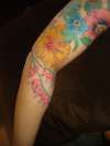 Start of my floral sleeve-progress tattoo