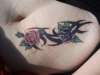 Tribal flowers tattoo