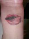 True Blood Lips tattoo