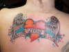 Upper back tattoo
