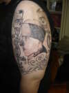 clown, fresh tattoo