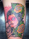day of the dead girl tattoo