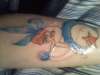 moon and stars tattoo