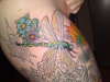 start of my thigh tattoo