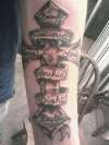 All of my kids names tattoo