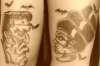 Frankenstein & his bride tattoo