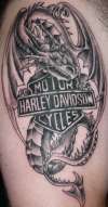 HD & Black Dragon tattoo