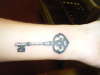 Key wrist tattoo tattoo