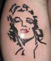 Marilyn Monroe tattoo