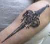 Ramshead dagger tattoo