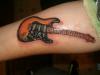 SRV Signature Guitar tattoo