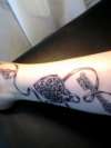 lock and keys tattoo