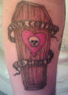 Alkaline Trio Coffin tattoo