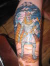 Anubis Egyptian God tattoo