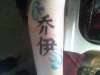 Chinese symbols tattoo