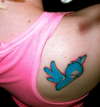Kurt Halsey Blue Bird tattoo