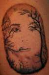Lady in the Trees tattoo