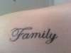 Lettering tattoo