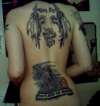 Kenny, Death, Wings, Cross tattoo