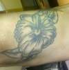 My  Hawaiian Flower tattoo