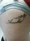 My daughters name tattoo