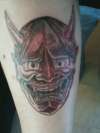 My new japanese hannya mask tattoo