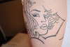 Roy Lichtenstein Pop Art Girl tattoo