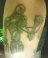 Silverstein Robot tattoo