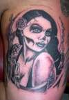 day of the dead girl tattoo
