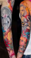 finished mark ryden sleeve tattoo