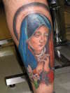 virgin Mary tattoo