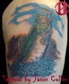 A day on the lake tattoo