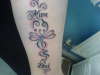 Dragonfly '&' Ribbons. Mum'&'Dad tattoo