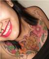 FLower Chest Piece tattoo