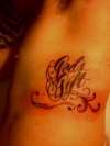 "Gods Gift" tattoo