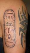 HIS NAME IN EGIPTIAN tattoo