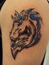 Horse Tribal Symbol tattoo