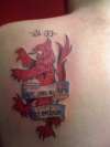 Lion Rampant tattoo