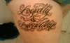 Loyalty & Friendship tattoo